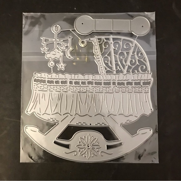 3D Baby Cradle thinlit die - Picture 2 of 9